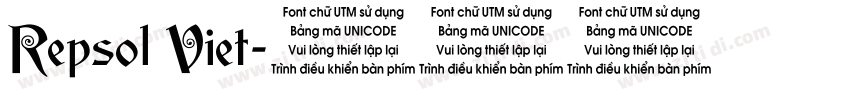 Repsol Viet字体转换